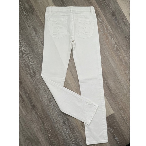 BCBGMAXAZRIA MAY FASHION SLIM WHITE JEANS - Picture 3 of 6